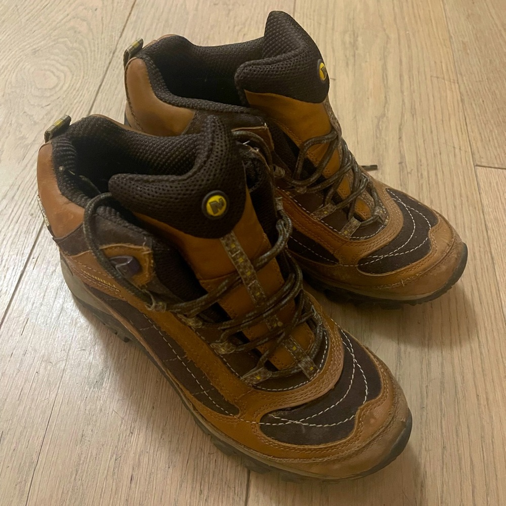 Merrell water-proof hiking boots.